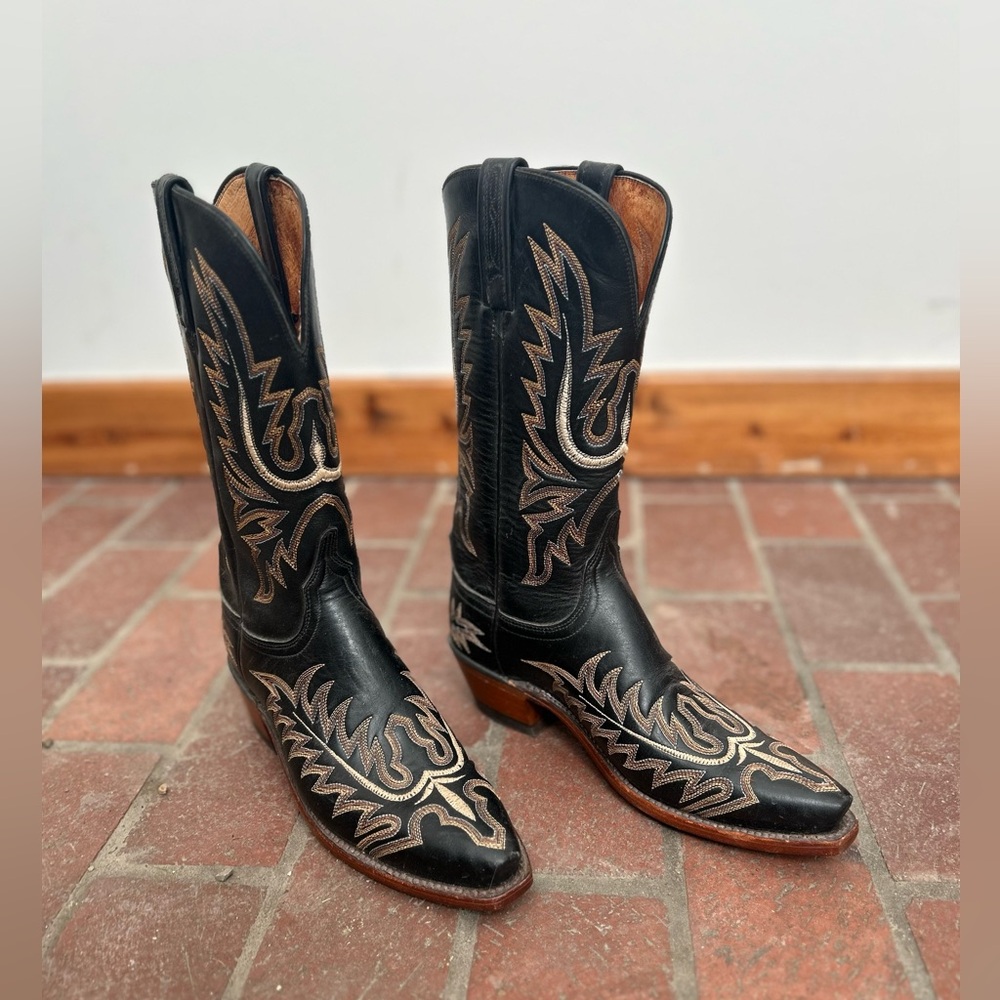Lucchese 1883 Cowboy Women’s Leather Boots - Picture 5 of 10
